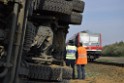 Schwerer VU LKW Zug Bergheim Kenten Koelnerstr P257